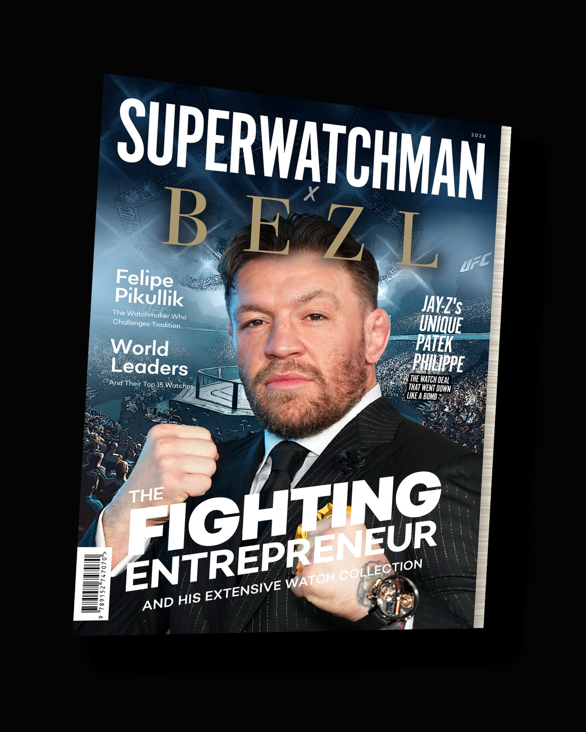 Superwatchman collector publication featuring Conor McGregor