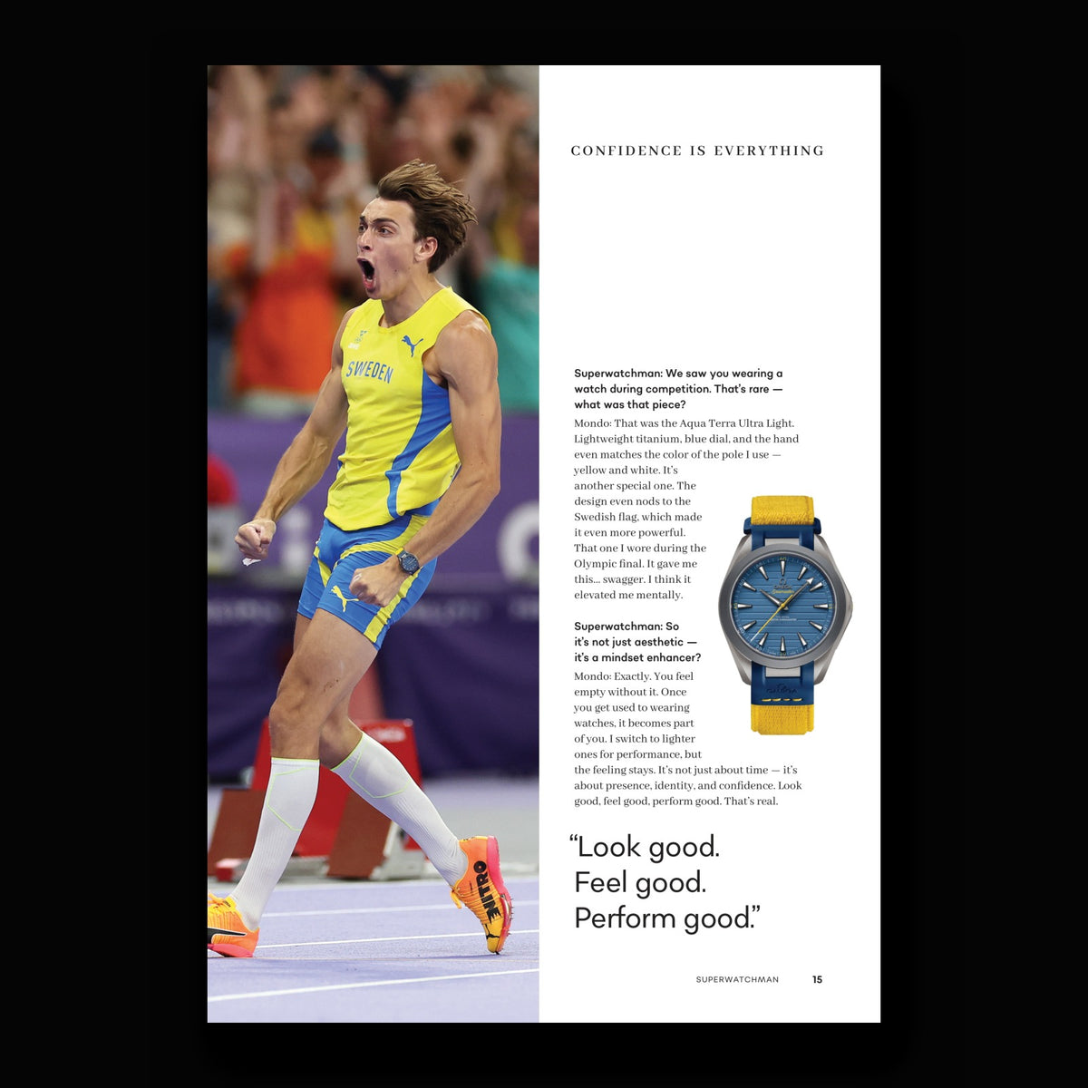 Confidence is everything — Mondo Duplantis in competition
