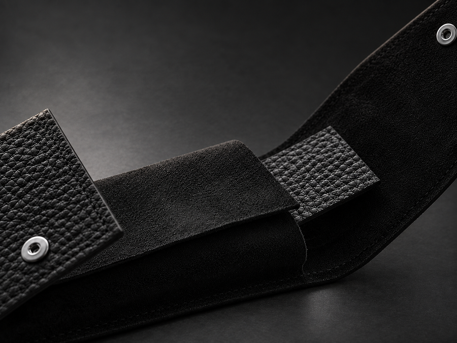 Soft suede lining